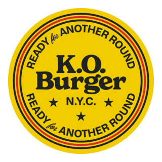 K.O. Burger Logo PNG Vector