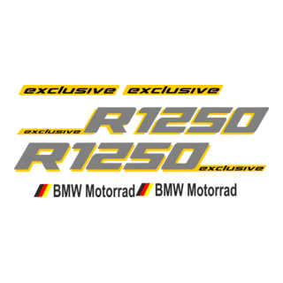 R 1250 EXCLUSIVE Logo PNG Vector