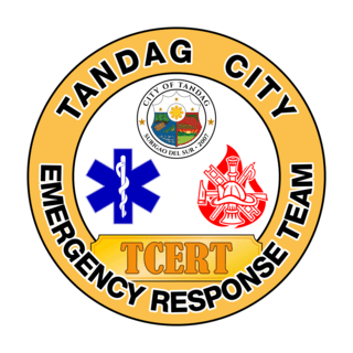 Tandag City Emergency Response Team (TCERT) Logo PNG Vector