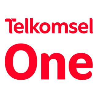 Telkomsel One Logo PNG Vector