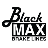 Black Max Brake Lines Logo PNG Vector