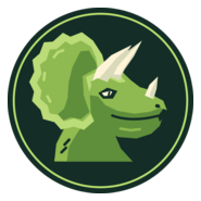 Dinosaur Logo PNG Vector