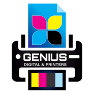 Genius Digital and Printers Logo PNG Vector