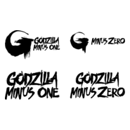 Godzilla Minus One - Godzilla Minus Zero Logo PNG Vector