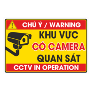 KHU VỰC CÓ CAMERA CCTV Logo PNG Vector
