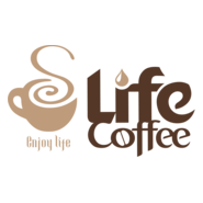 Life Coffee Logo PNG Vector