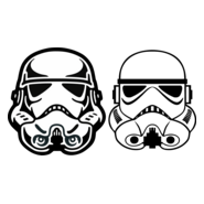 Star Wars StormTrooper Helmet Logo PNG Vector