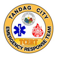 Tandag City Emergency Response Team (TCERT) Logo PNG Vector