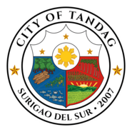 Tandag City Seal Logo PNG Vector