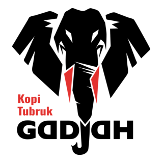 Kopi Tubruk Gadjah Logo PNG Vector