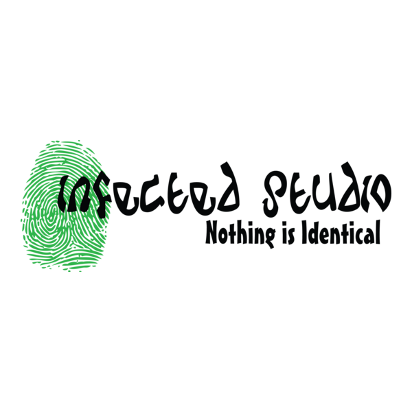 Infected Studio Logo PNG Vector