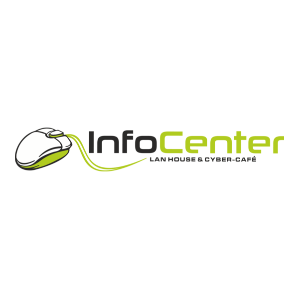InfoCenter Lan House e Cyber Café Logo PNG Vector