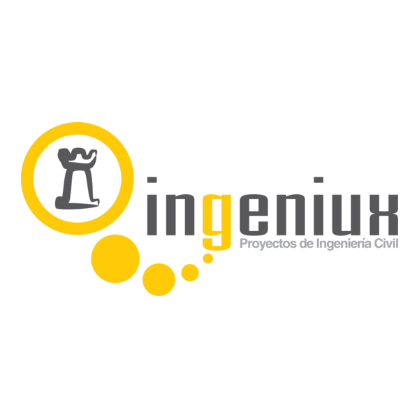 Ingeniux Proyectos de Ingenieria Civil Logo PNG Vector