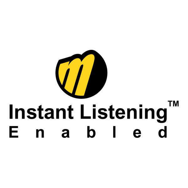 Instant Listening Enabled Logo PNG Vector