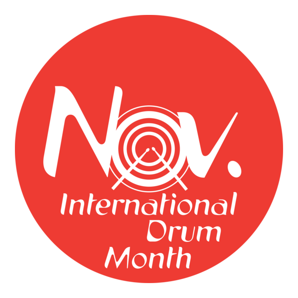 International Drum Month Logo PNG Vector