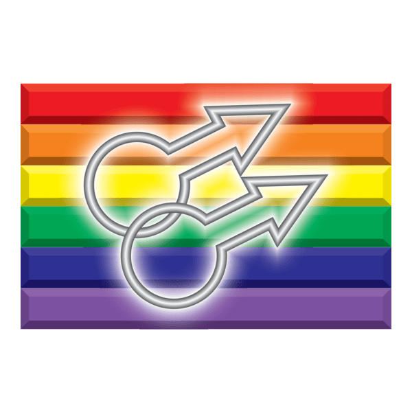 International Gay Man Logo PNG Vector