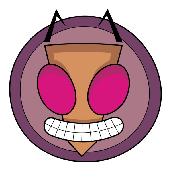 Invader Zim Logo PNG Vector