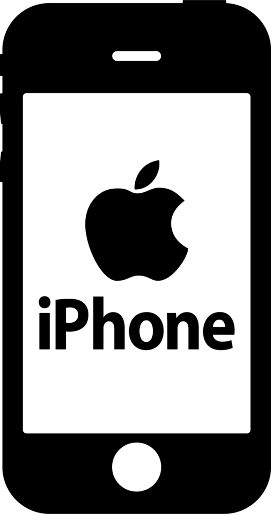 iPhone Logo PNG Vector