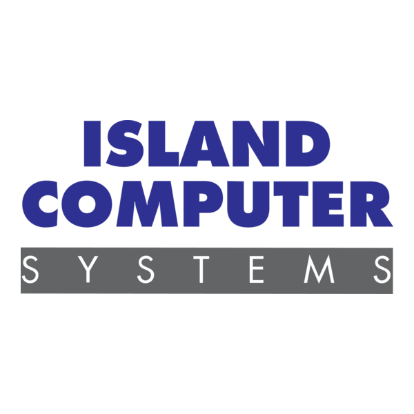 Island Computer Logo PNG Vector