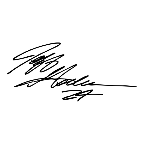 Jeff Gordon Signature Logo PNG Vector