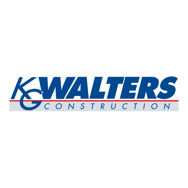K G Walters Construction Logo PNG Vector