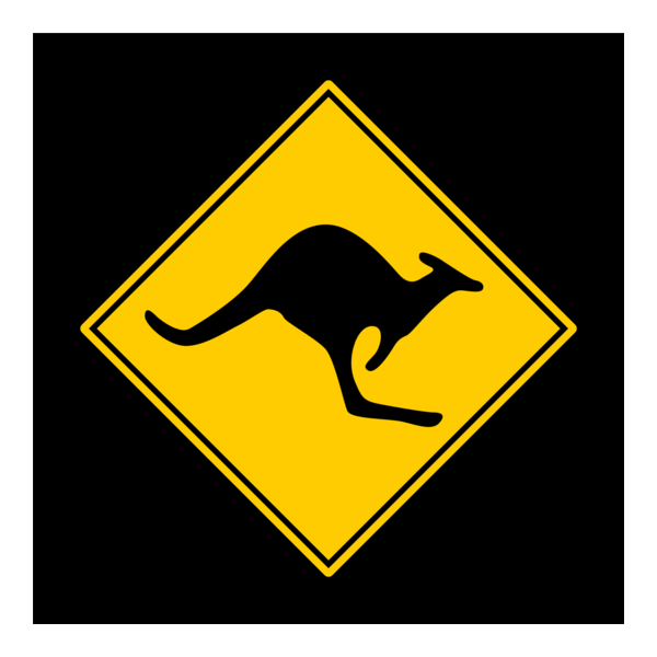 kangaroo_australian Logo PNG Vector