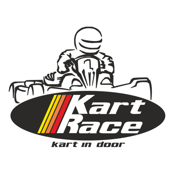 Kart Race - Kart in Door Logo PNG Vector
