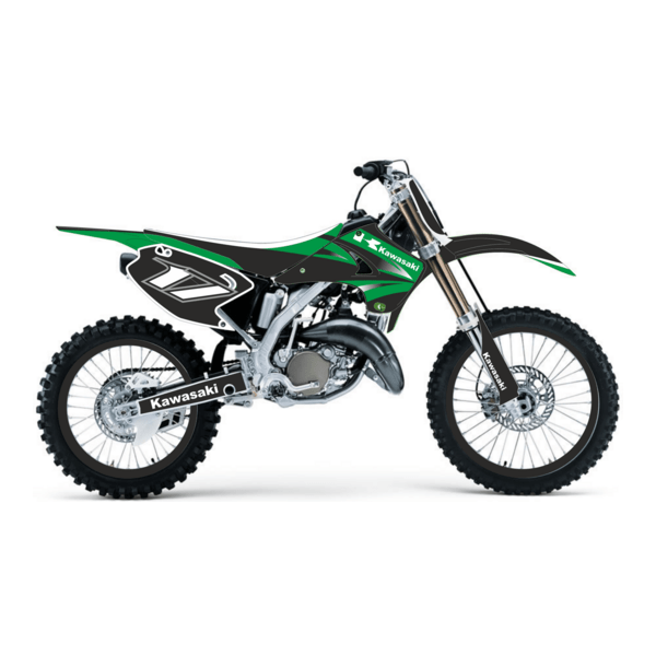 Kawasaki KX 125 2007 Logo PNG Vector