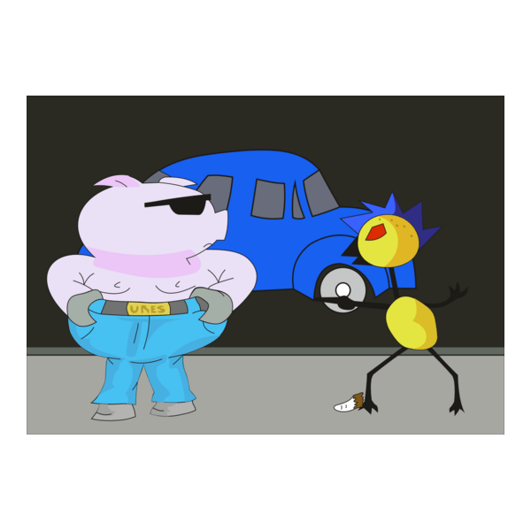 Killer Pollo Logo PNG Vector