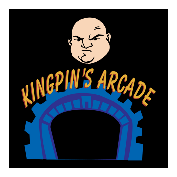 Kingpins Arcade Logo PNG Vector