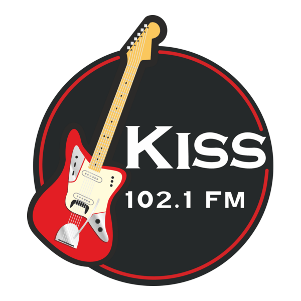 Kiss Fm 102.1 Classic Rock Logo PNG Vector
