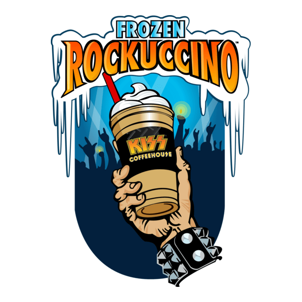 KISS Frozen Rockuccino Logo PNG Vector