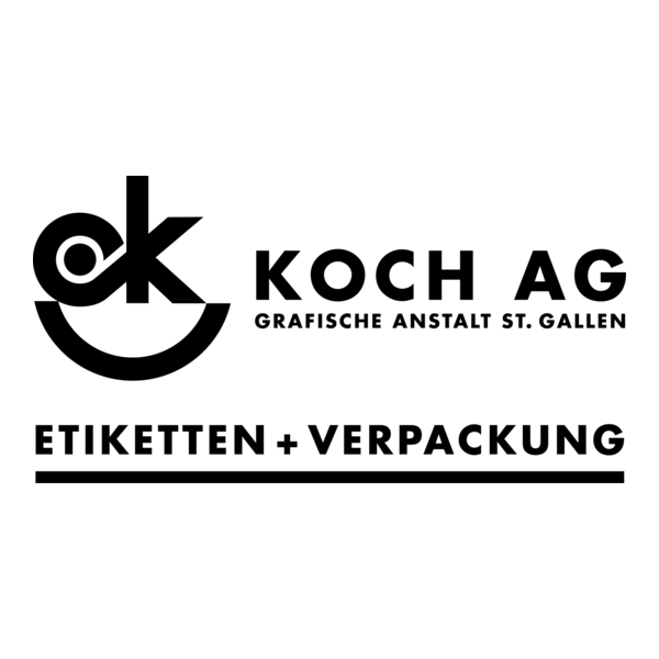 Koch Grafische Anstalt St.Gallen Logo PNG Vector
