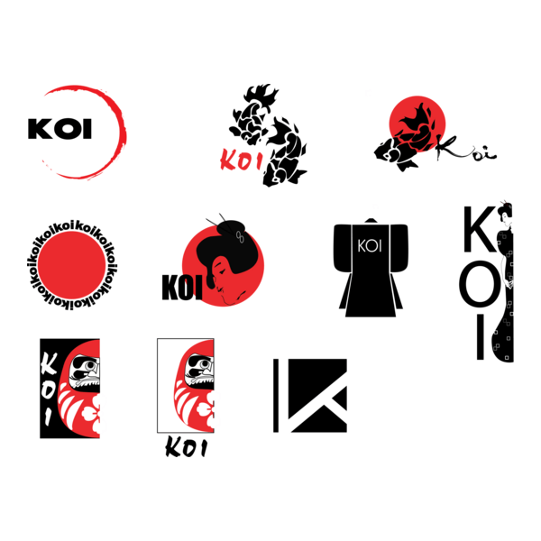 koi Logo PNG Vector