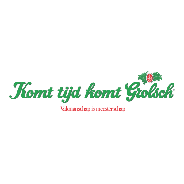 Komt tijd komt Grolsch Logo PNG Vector