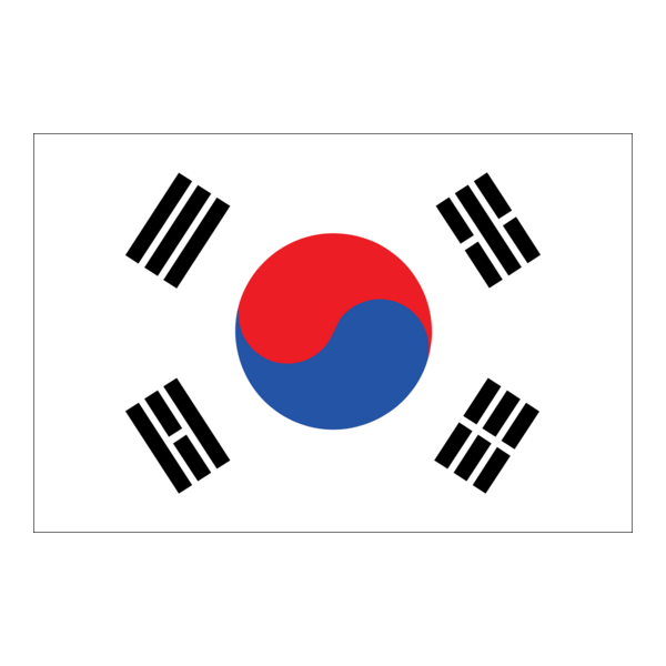 Korea Flag Logo PNG Vector