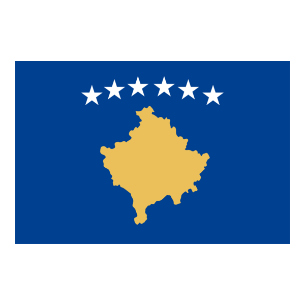Kosovo Flag Logo PNG Vector