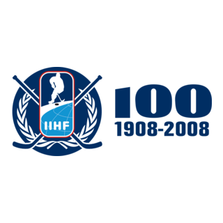 IIHF 100 Year Anniversary Logo PNG Vector