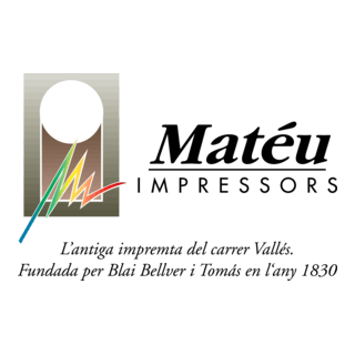 Imprenta Mateu Logo PNG Vector