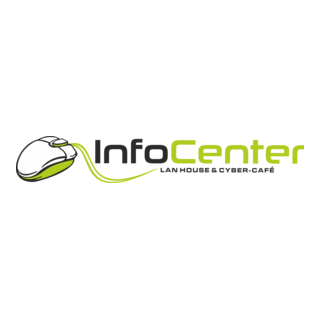 InfoCenter Lan House e Cyber Café Logo PNG Vector