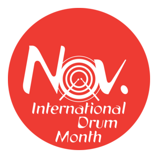 International Drum Month Logo PNG Vector