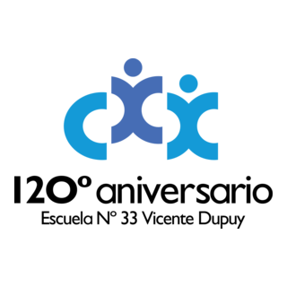 ISOLOGO 120º ANIVERSARIO ESCUELA VICENTE DUPUY Logo PNG Vector