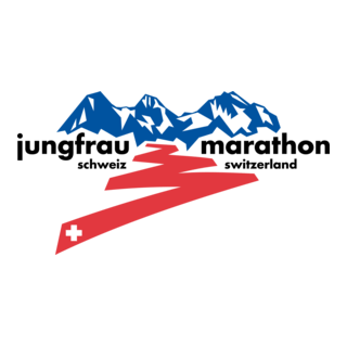 Jungfrau Marathon Logo PNG Vector