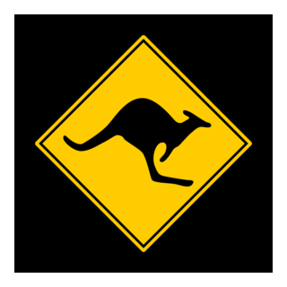 kangaroo_australian Logo PNG Vector
