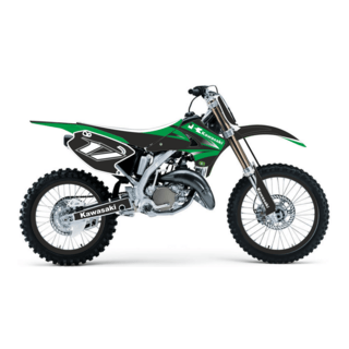 Kawasaki KX 125 2007 Logo PNG Vector