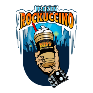 KISS Frozen Rockuccino Logo PNG Vector