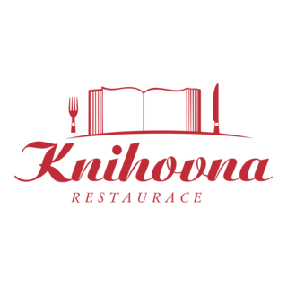 Knihovna Restaurace Logo PNG Vector