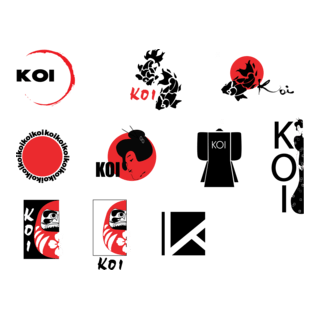 koi Logo PNG Vector