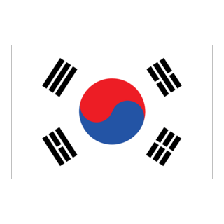 Korea Flag Logo PNG Vector