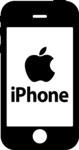 iPhone Logo PNG Vector